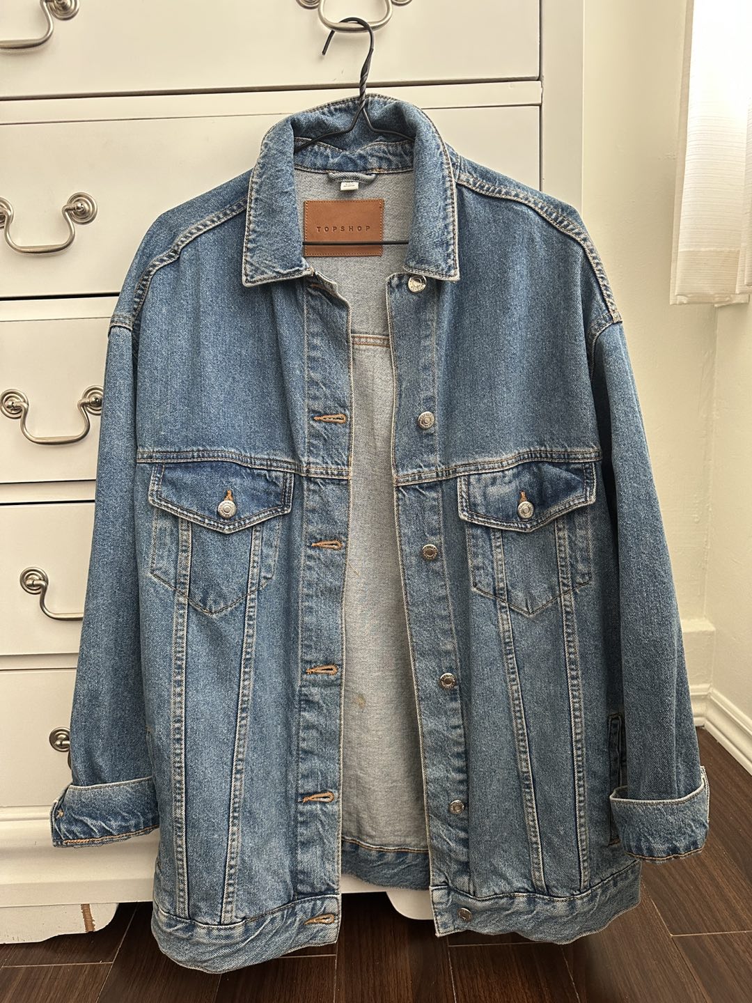 Topshop Oversized Denim Jacket