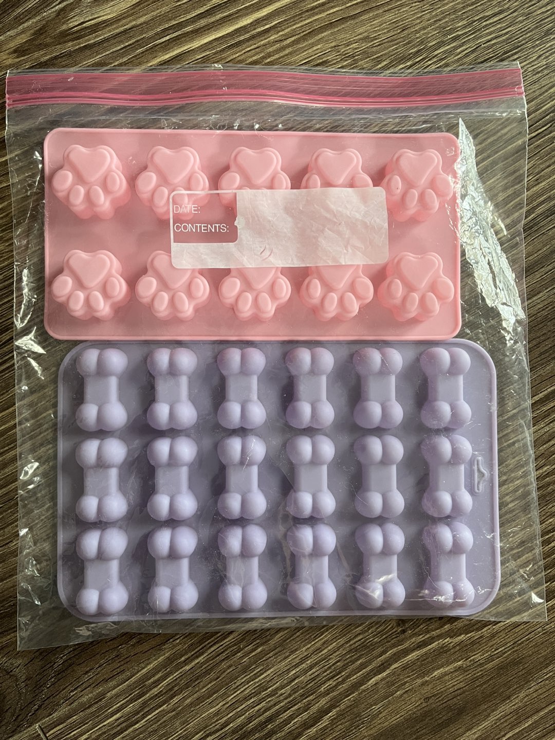 Silicone dog paw bone mold image indicator(2)