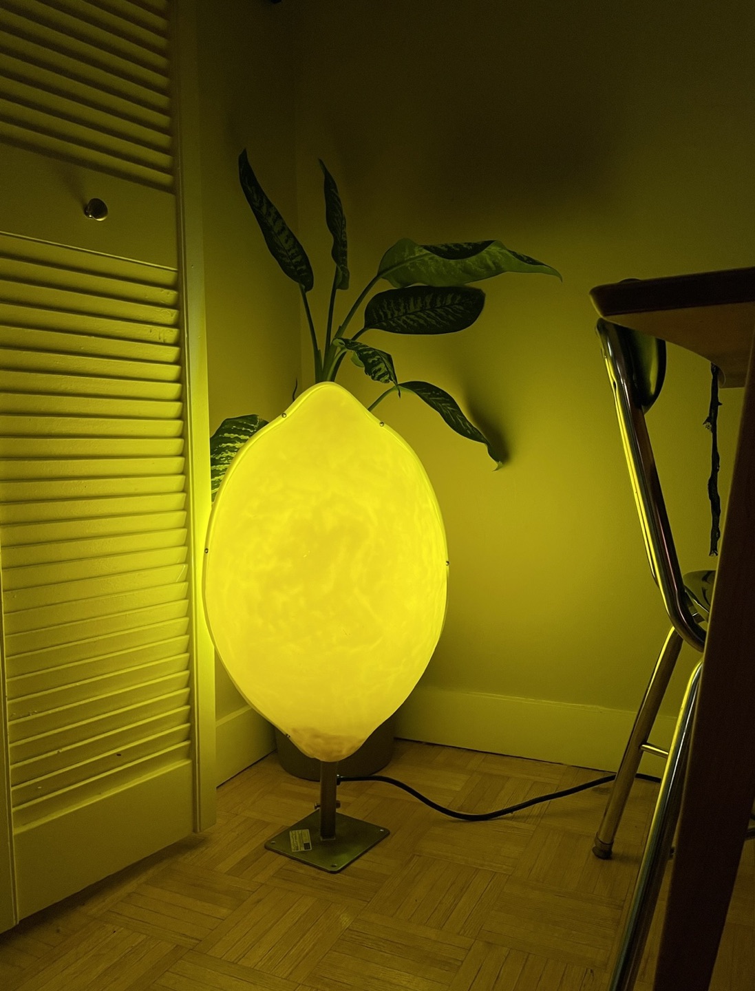 Outdoor Lemon Sign Lamp