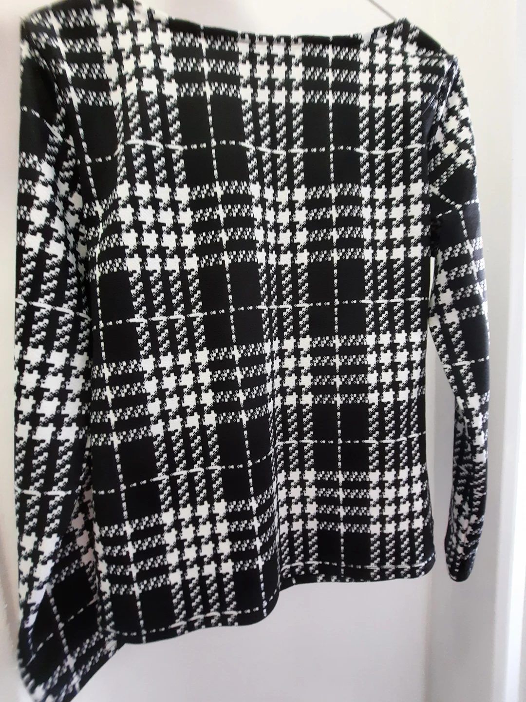 Square Neck Fitted Plaid Top 💸 image indicator(4)
