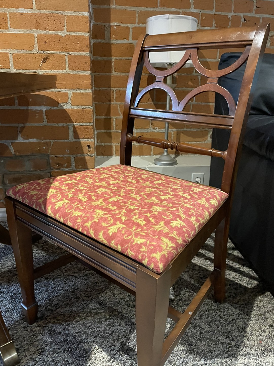 Antique dining table and chairs - photo 2