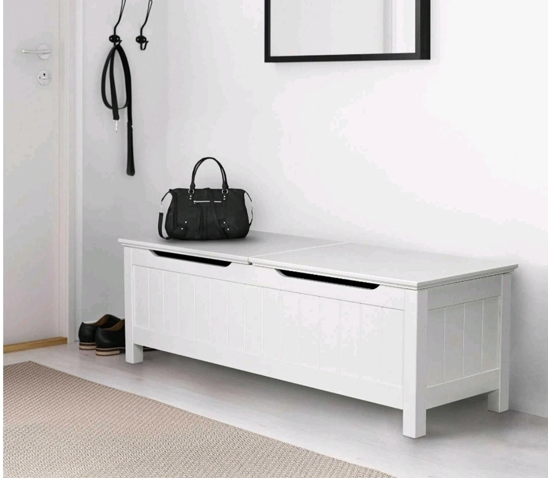 Ikea Storage Bench White image indicator(2)