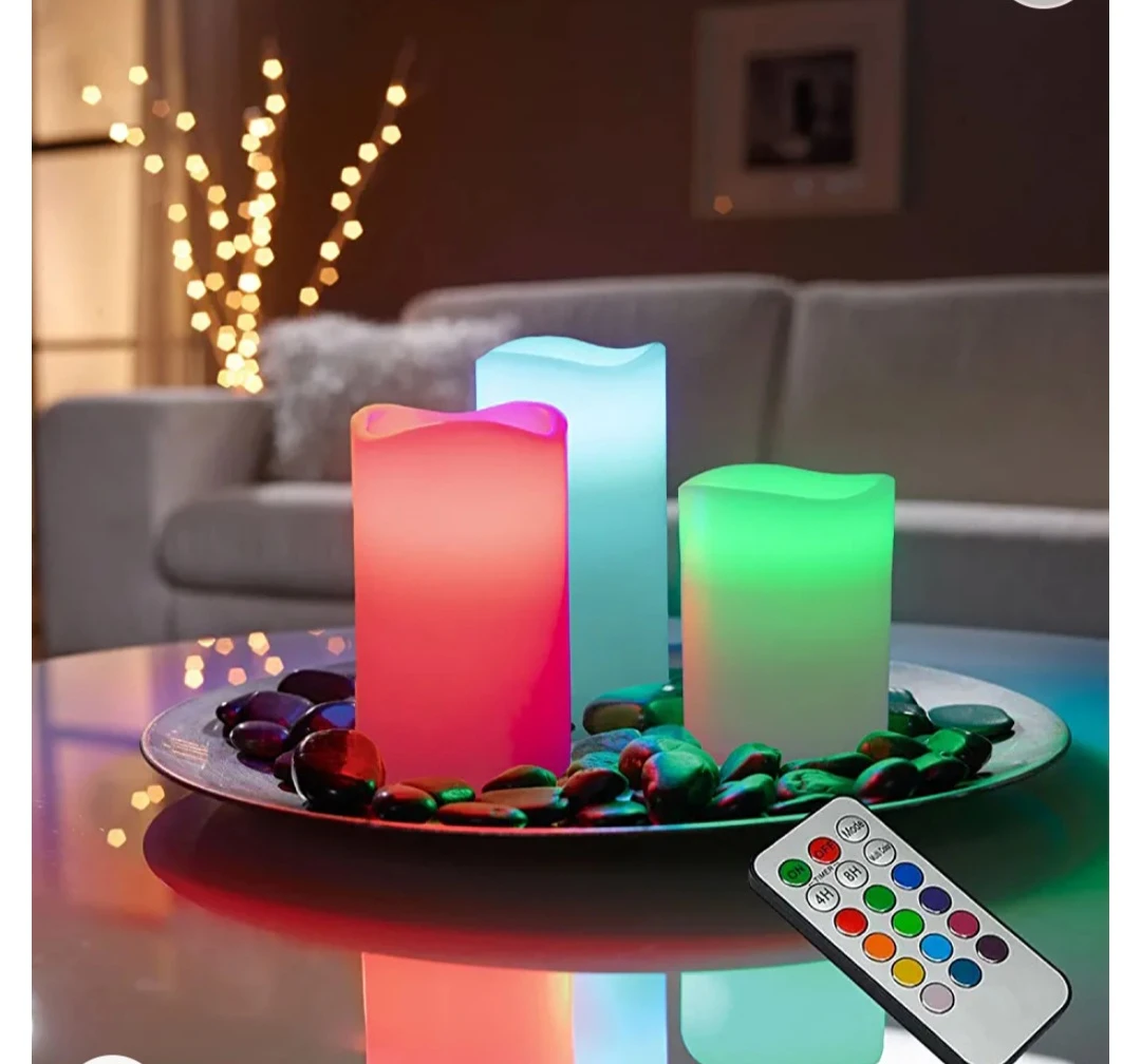 Brand new Rainbow flameless candles thumbnail