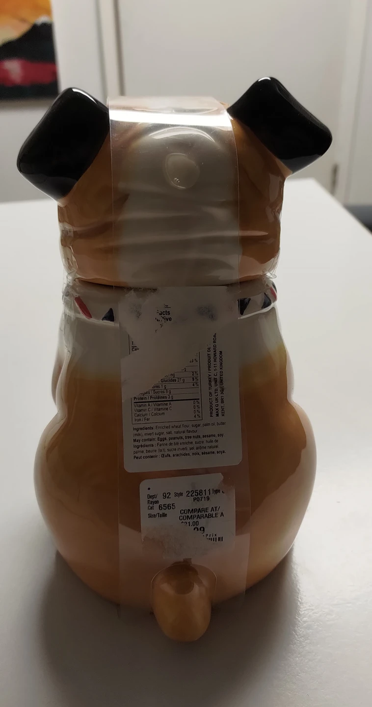 bulldog cookie jar - photo 2