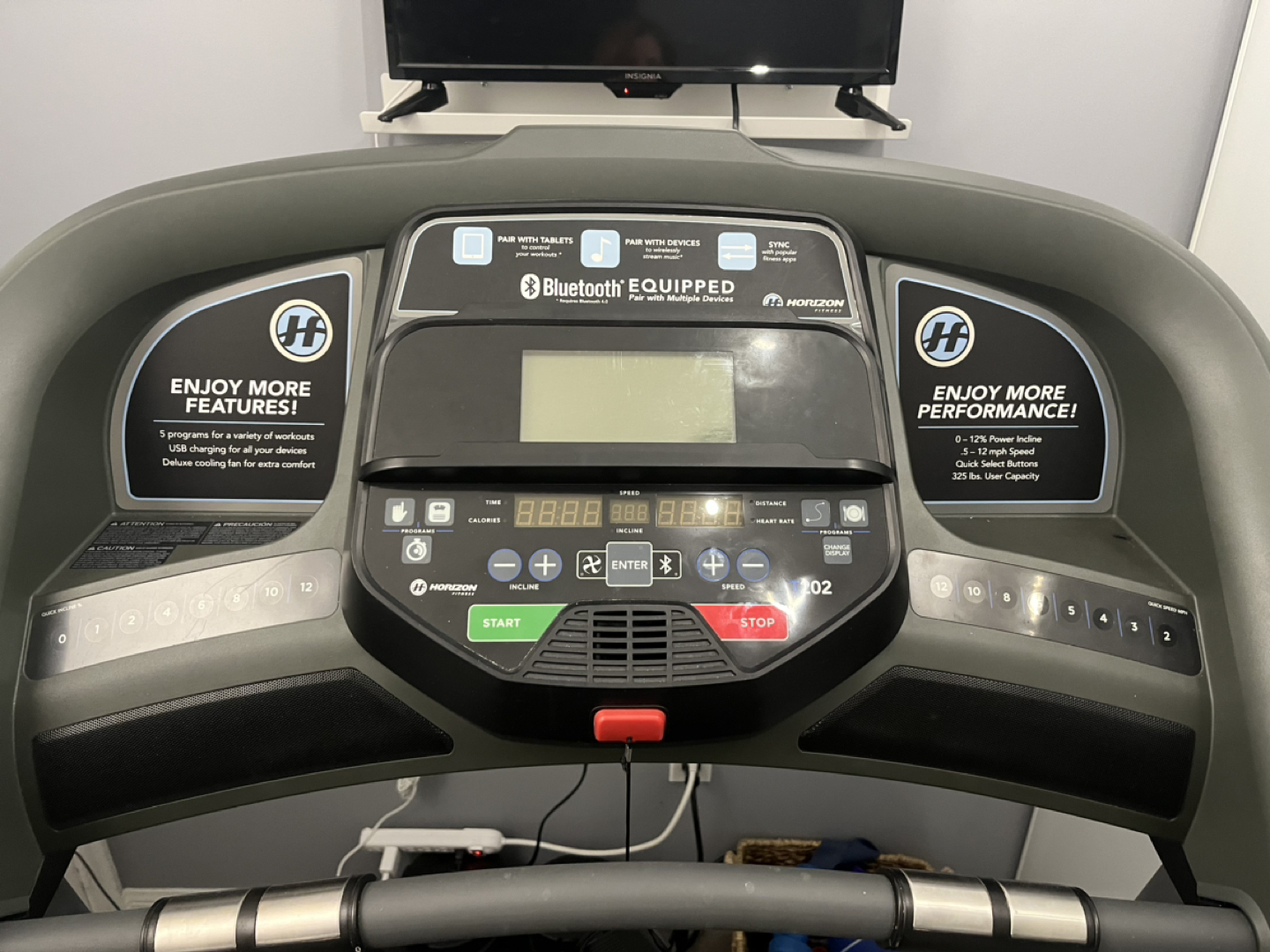 Treadmill Horizon T202 - photo 3