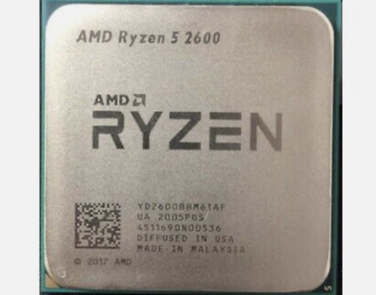 AMD 5 Ryzen 2600 processor - photo 2