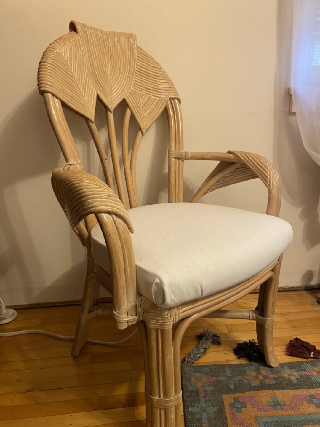 Boho Vintage Rattan Chair - photo 3