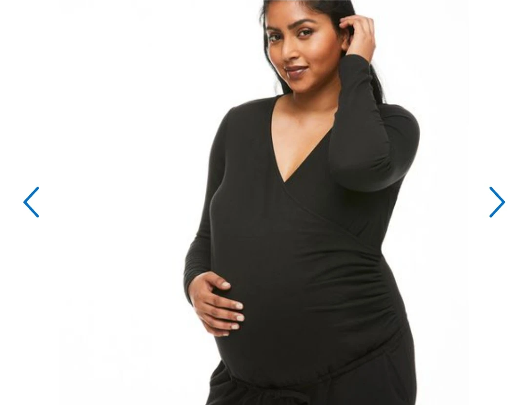 Paisley SKY maternity Jogger Jumpsuit image indicator(2)