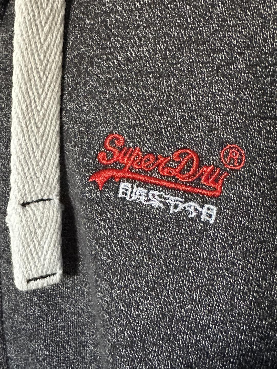 Unisex Superdry Zip Hoodie (Size M)