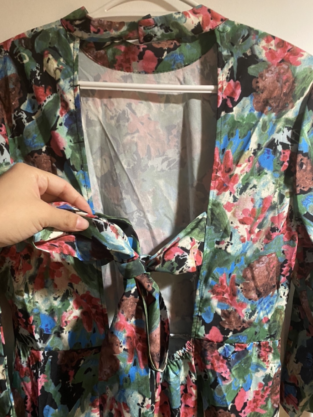 Backless Floral Dress - photo 3