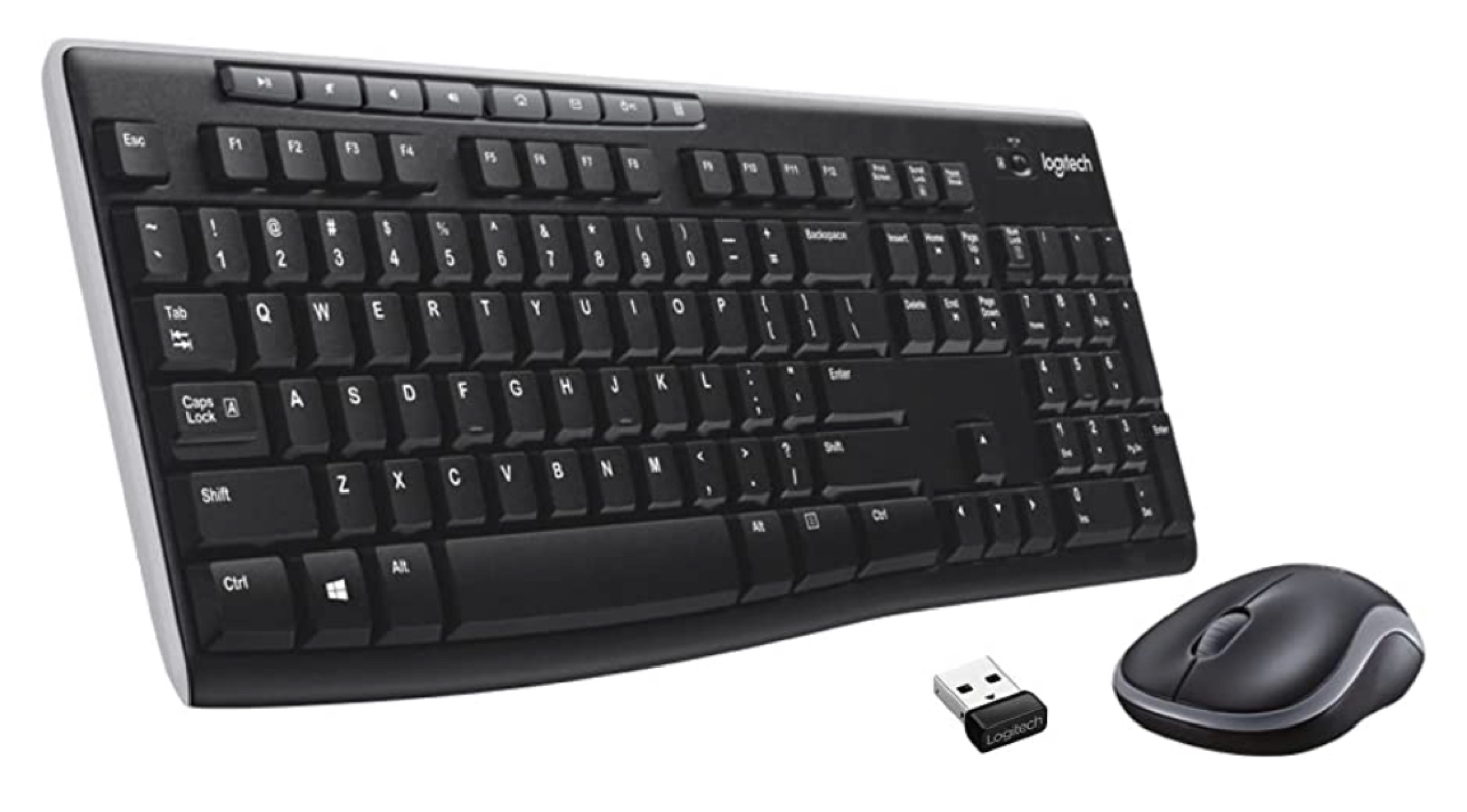 Logitech mk270 wireless keyboard and mouse thumbnail