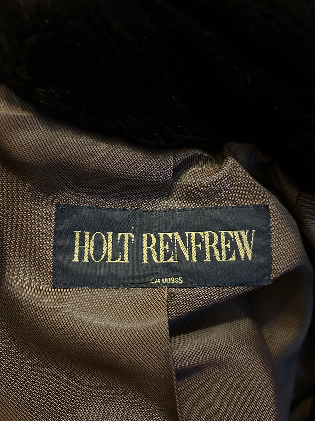Vintage Holt Renfrew Teddy Bear Jacket (hooded) image indicator(4)