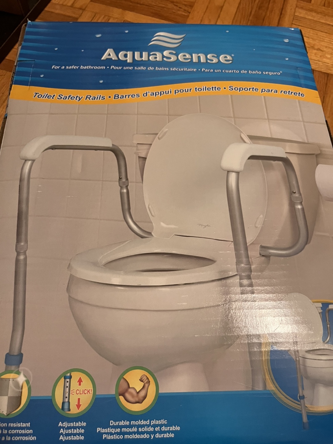 Aquasense toilet Safety Rail image indicator(2)