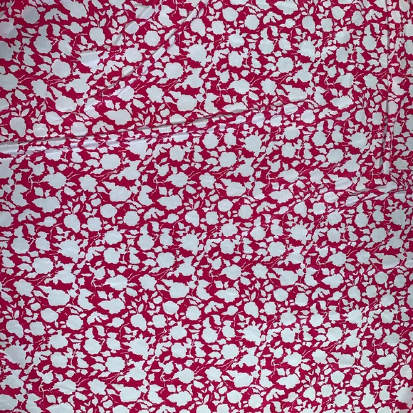 Pink Polyester Floral Fabric - photo 4
