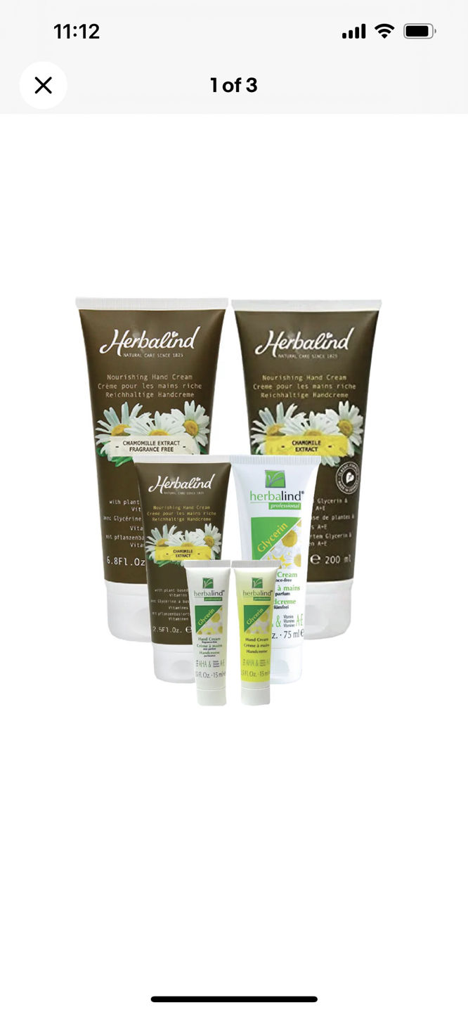 💸 Herbalind Glycerin Hand Cream 200ml (AHA & Vitamins A+E)