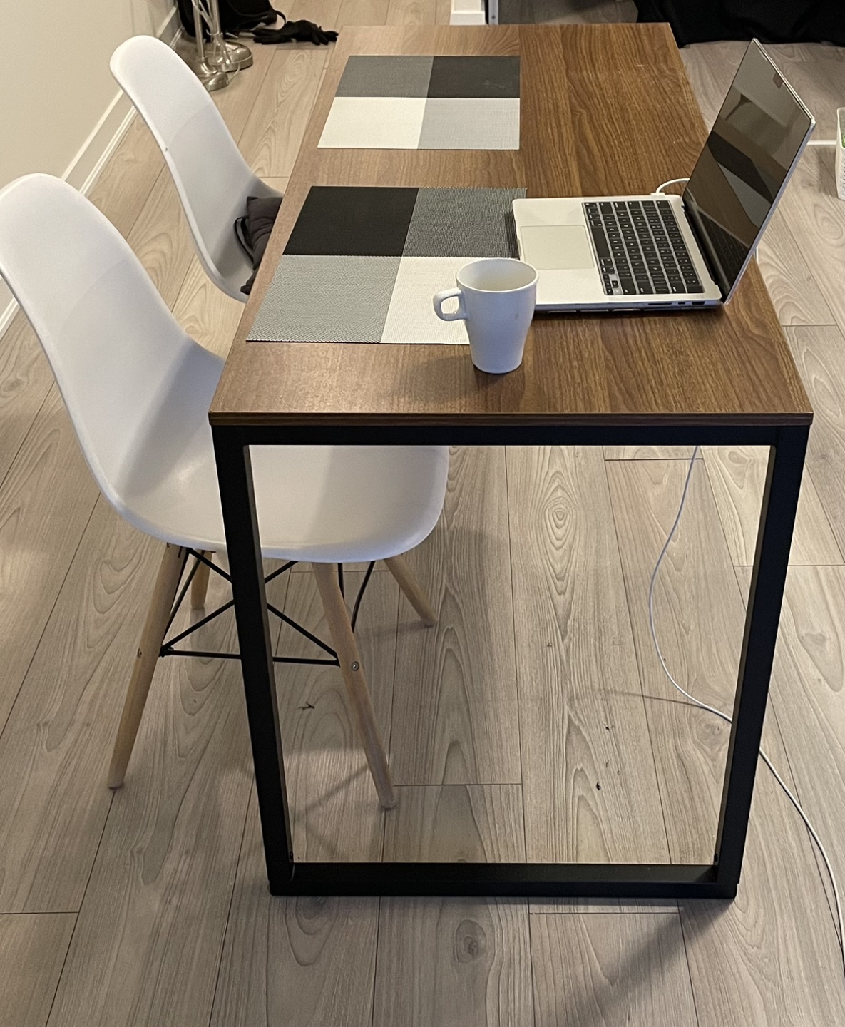 Zinus Modern Rectangular Dining Table Office Desk Computer Table