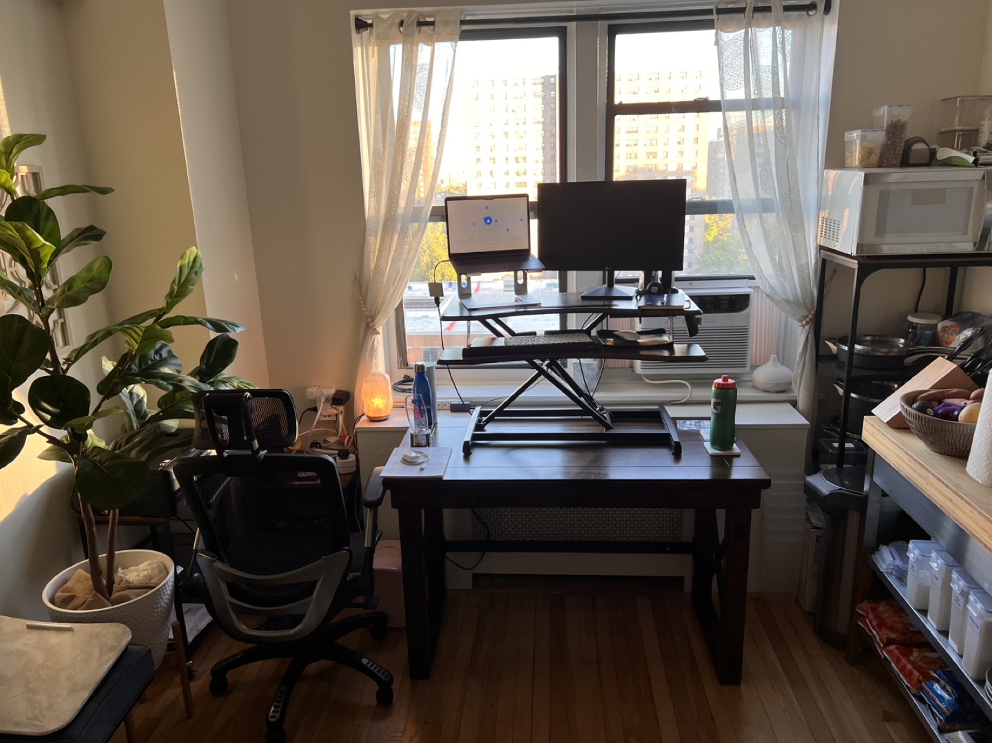 Standing Desk Convertor Wood - photo 3