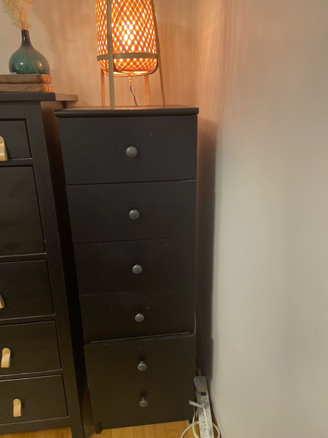 6 drawer Dresser - black