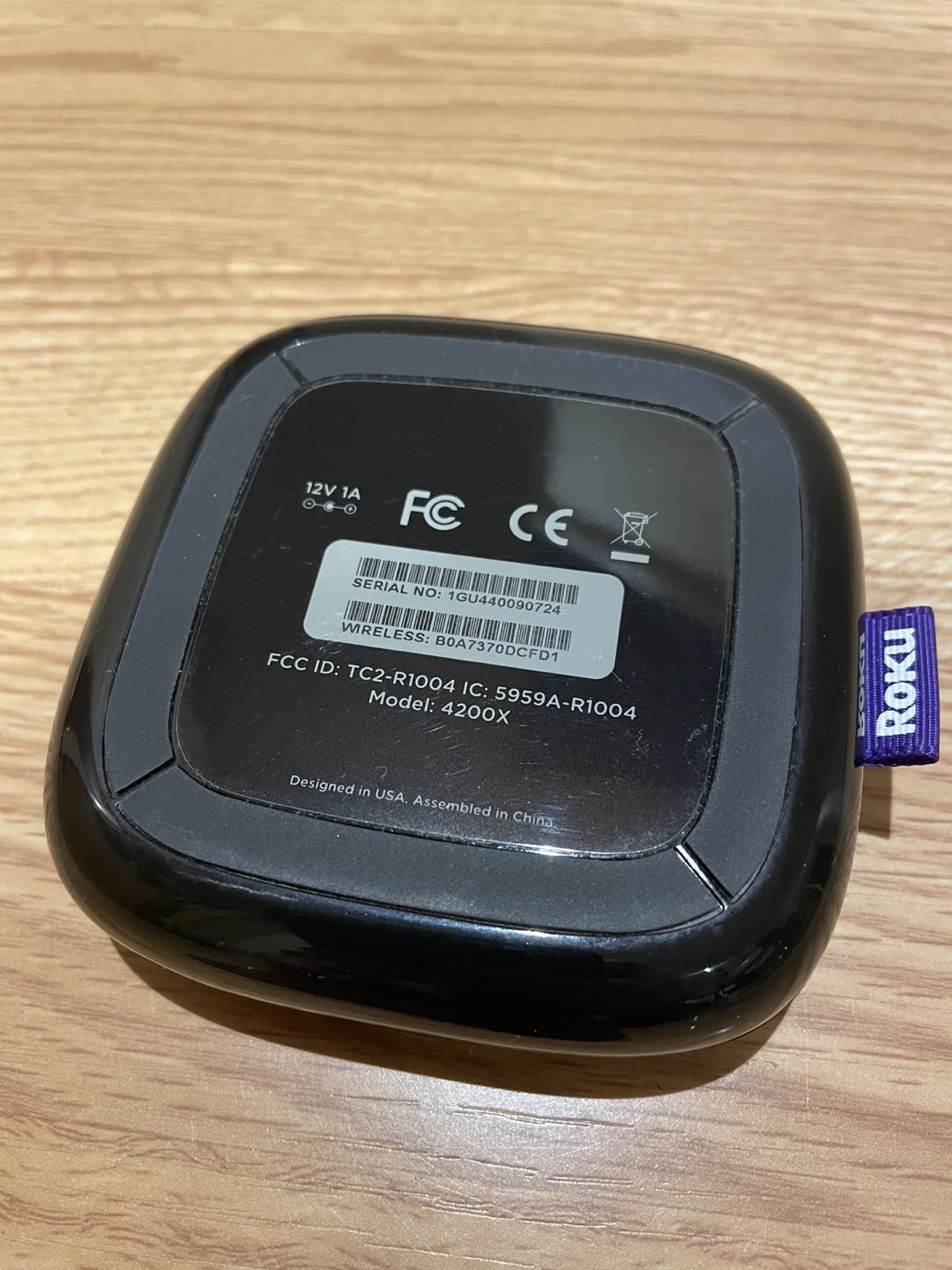 🏀 Roku 3 Media Streamer, Remote, Power Adapter image indicator(2)