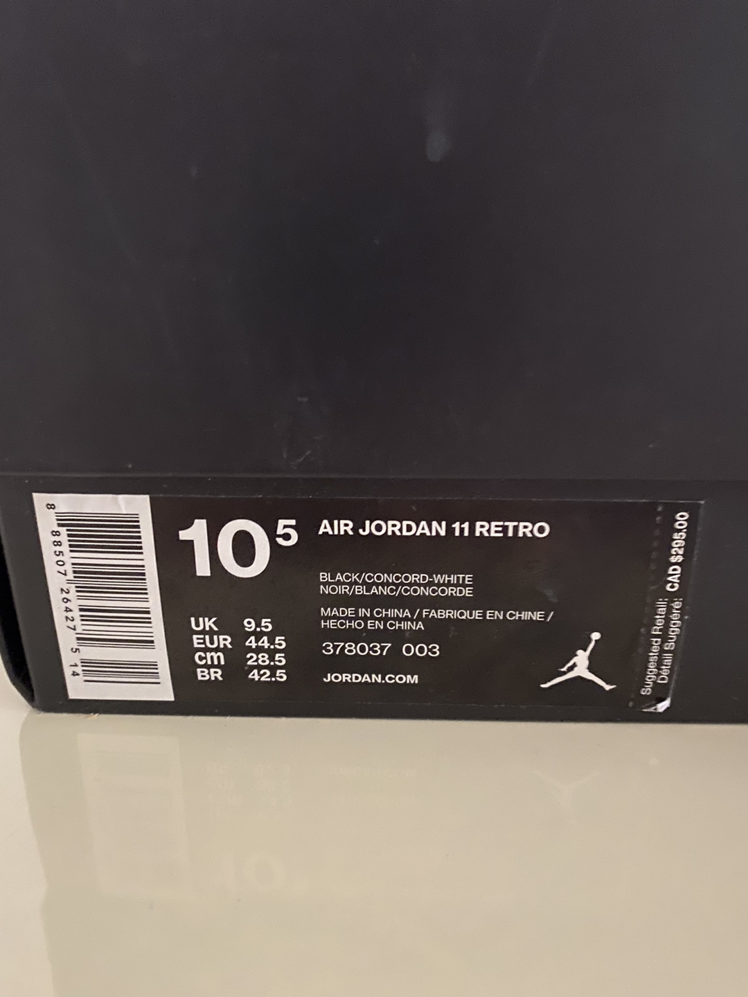 Authentic 2016 Jordan Retro Space Jam 11 - Size 10.5 Men’s image indicator(2)