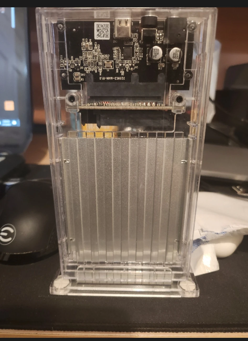 Orico Dual Bay 2.5 Inch External Hard Drive Enclosure