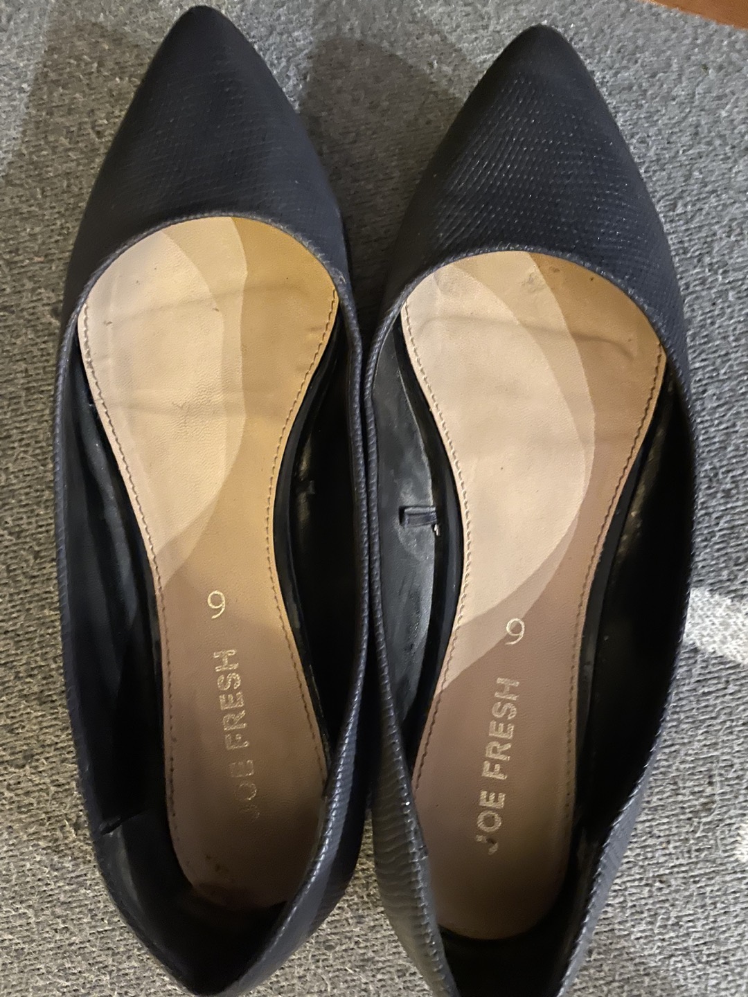 Blue flats
