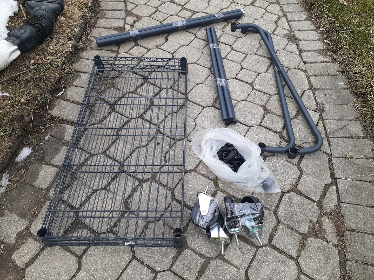 Metal clothing rack - heavy duty double rail sturdy garment rack
