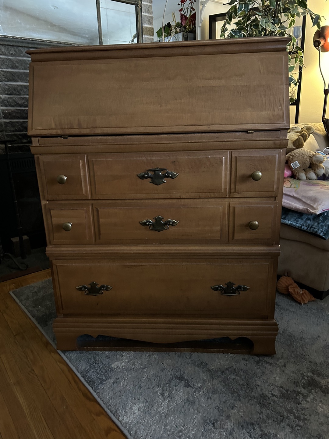 McCowan/Lawrence area- Vintage Secretary/Captain’s Desk