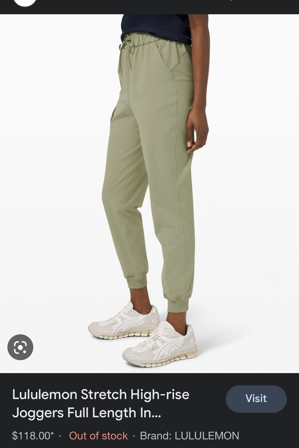 like new Lululemon stretch high rise jogger pants - photo 3