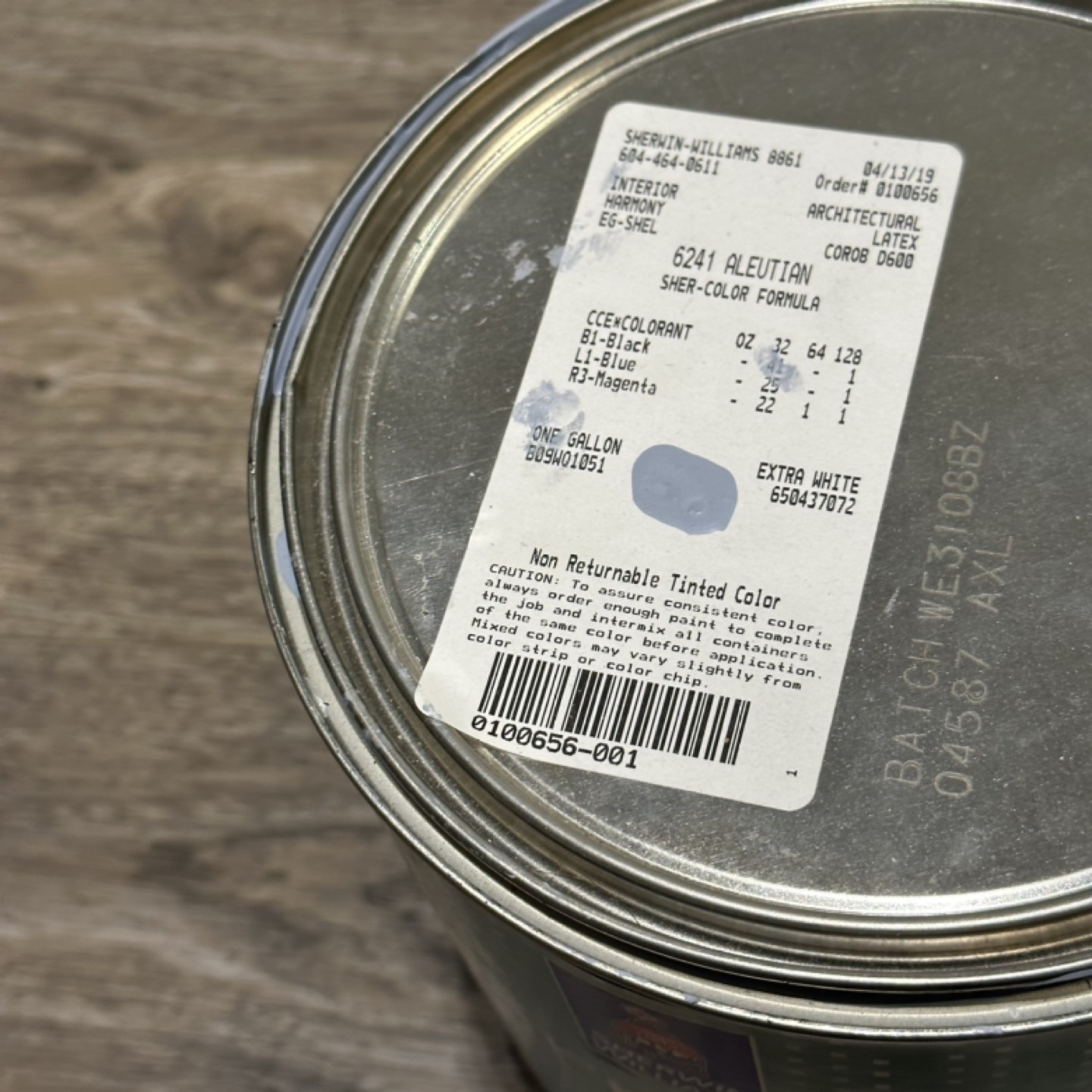 Sherwin Williams Wall Paint - Aleutian Blue 🏀 thumbnail