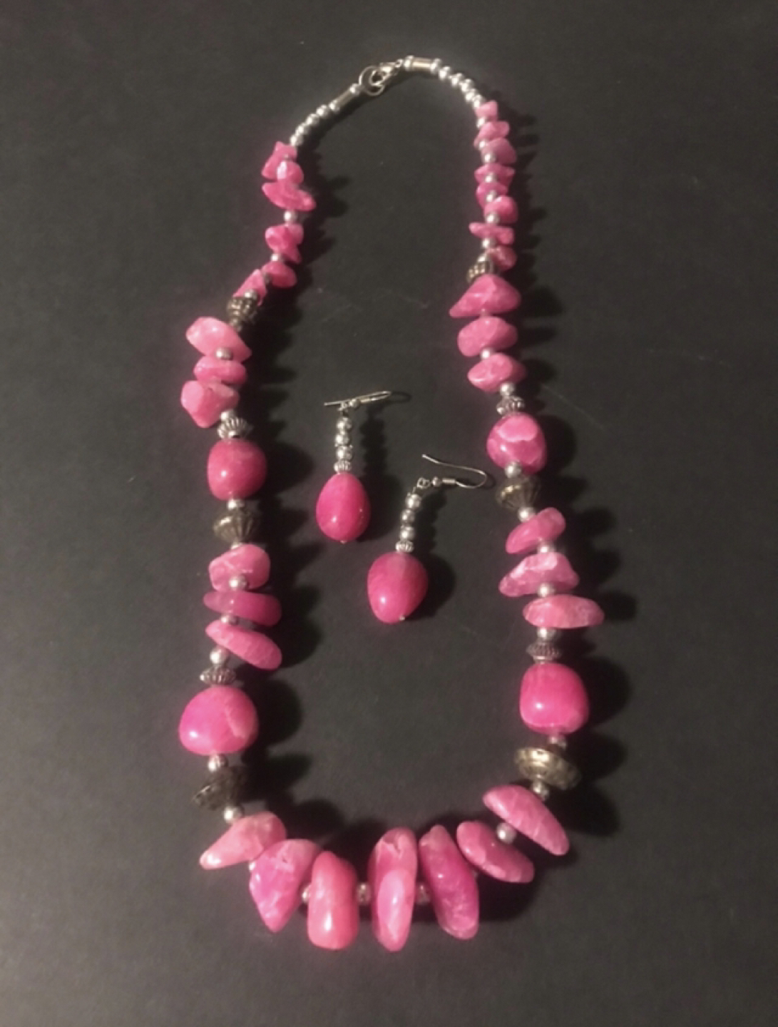 Red Rhinestone Necklace Set/Assorted Necklace Sets image indicator(2)