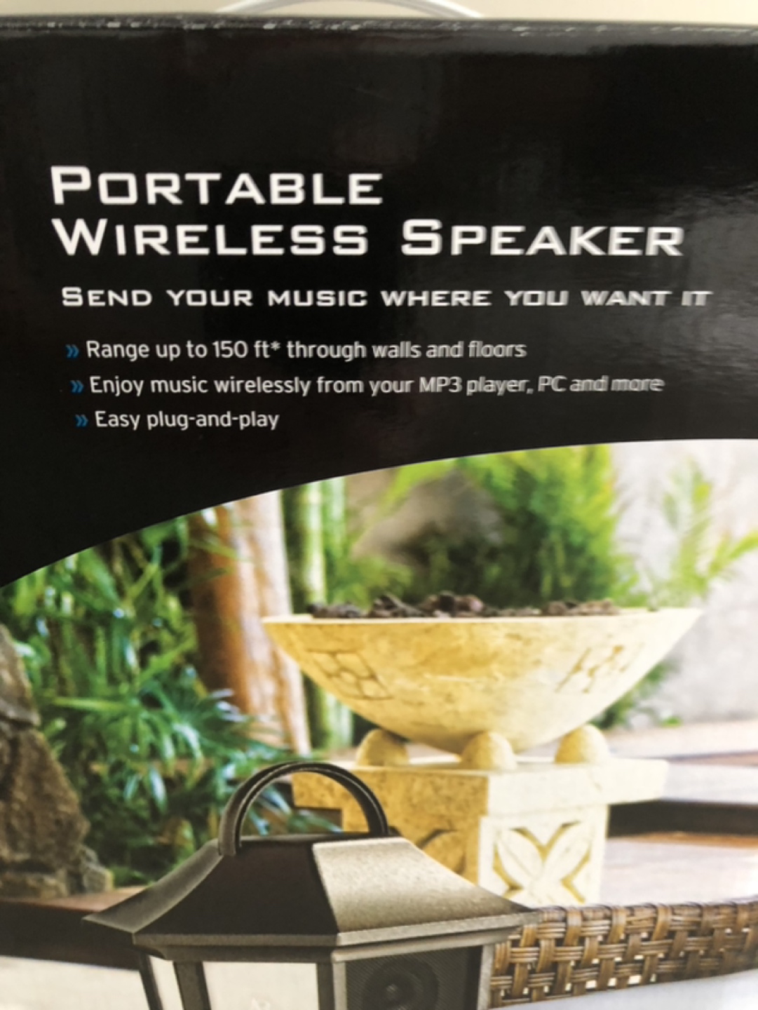 Acoustic Research Indoor/Outdoor Wireless Speakers #freecycle thumbnail
