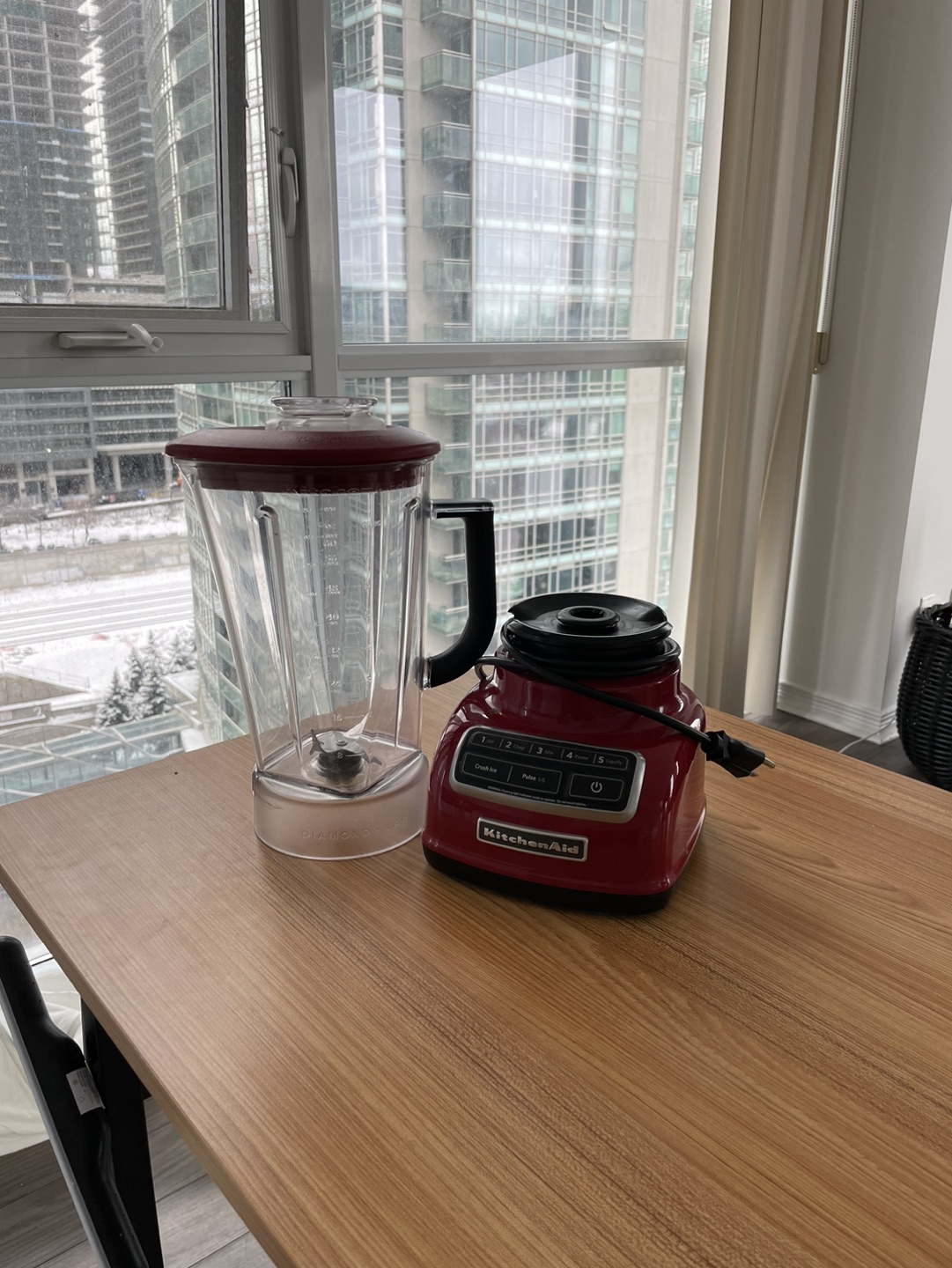 Red KitchenAid Diamond Blender