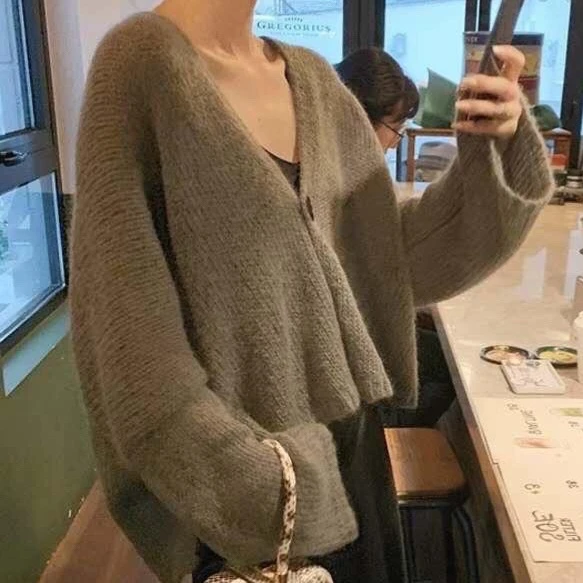 Oversized Knit Cardigan