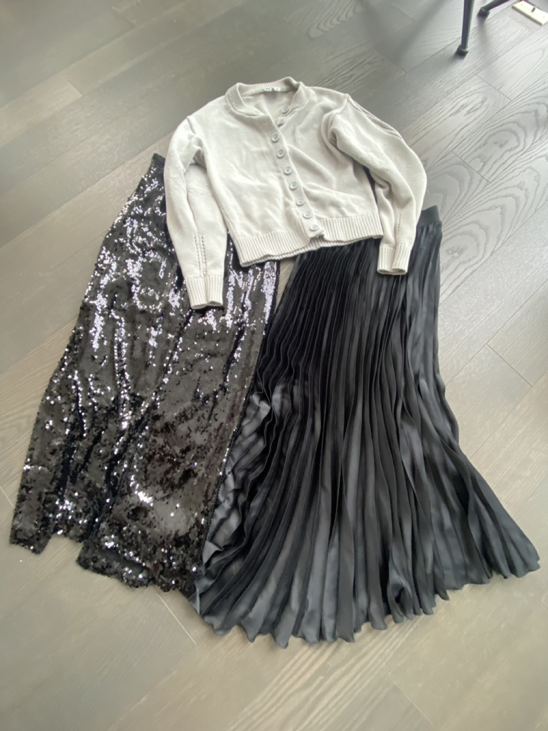 Skirts and a sweater combo