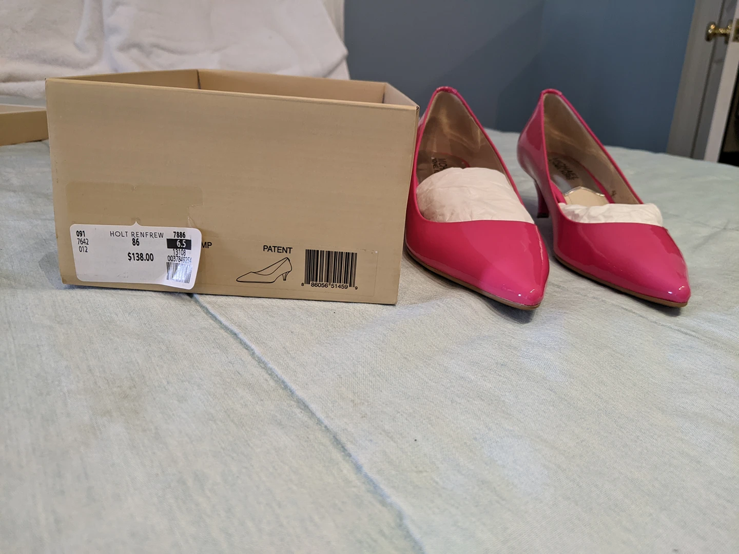 Michael Kors patent leather heels thumbnail