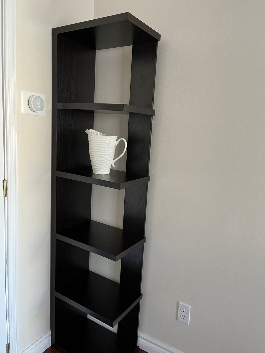 Reversible Bookcase, black, 5 shelves - photo 4