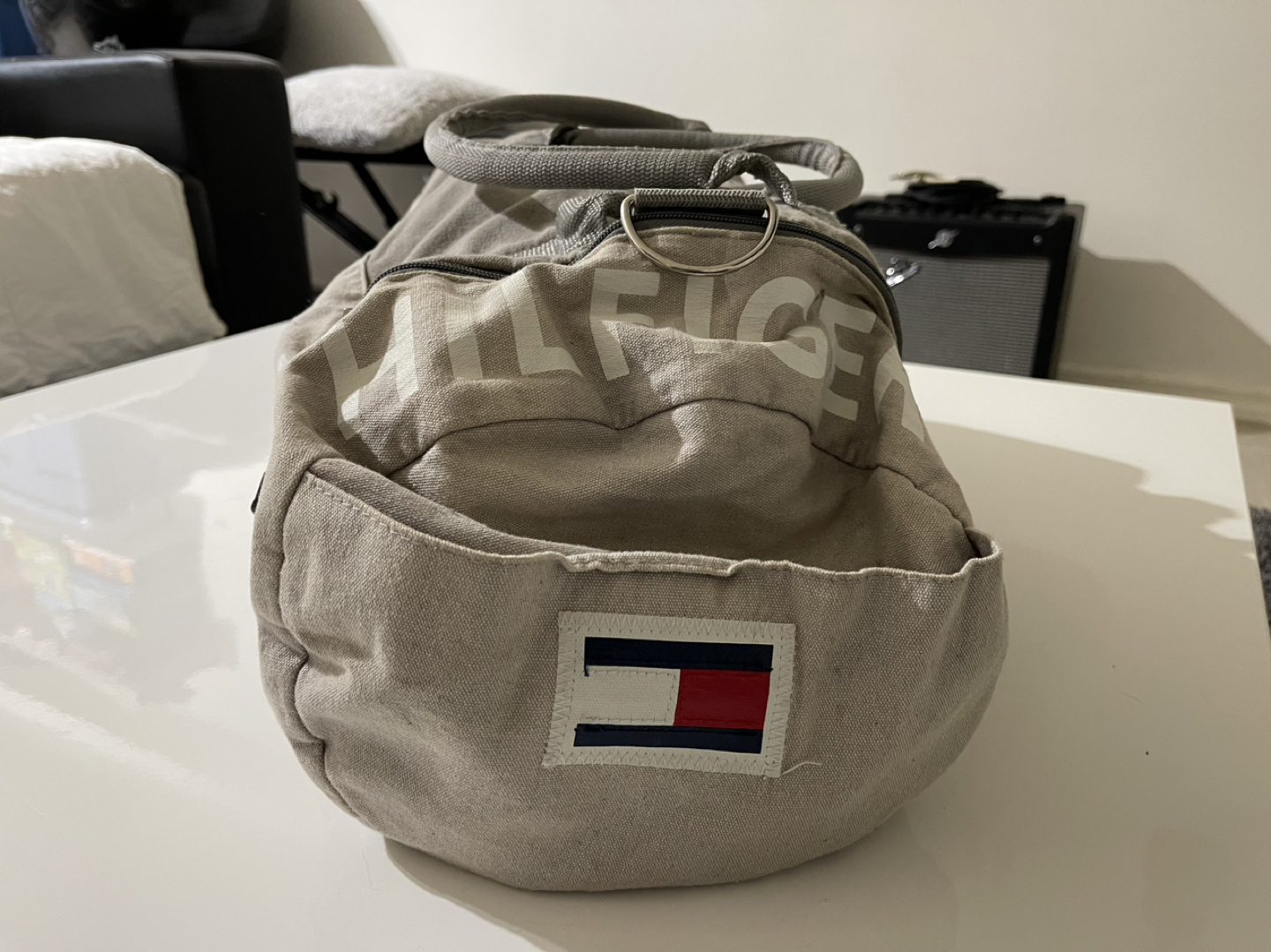Vintage Tommy Hilfiger Duffel Bag image indicator(3)