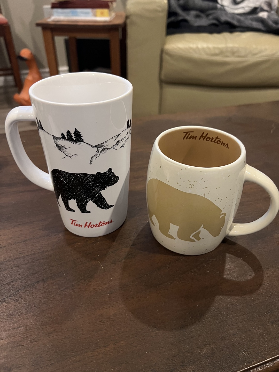 Rare collectible Tim bottom mugs.  One left thumbnail