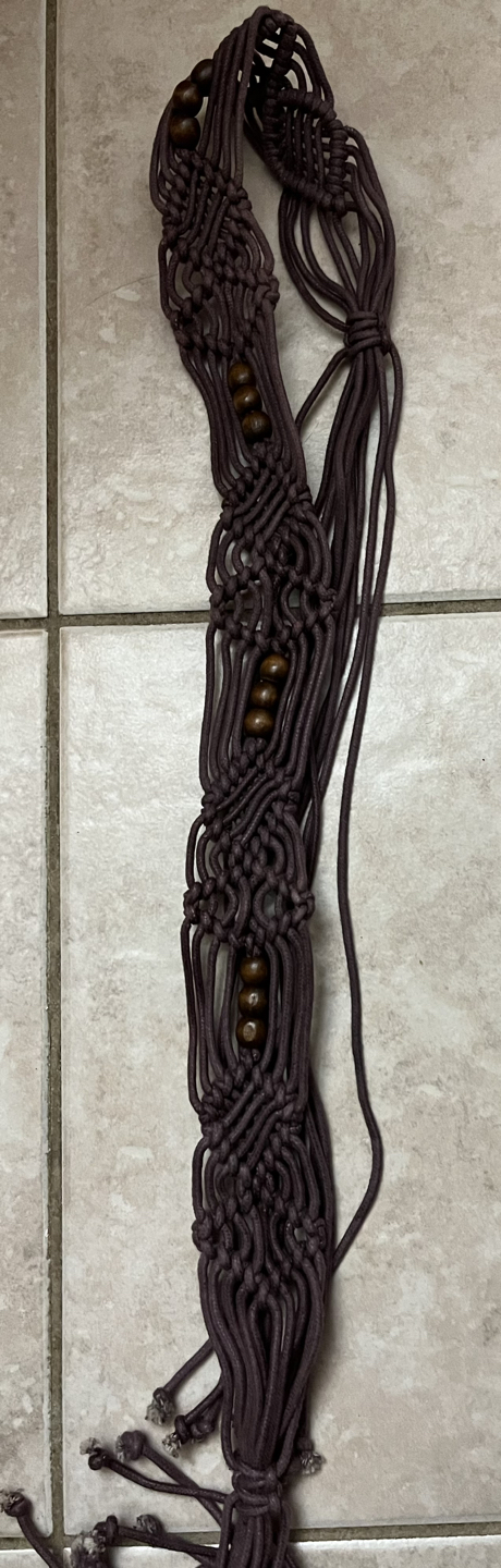 Purple Braided Belt Beads Waist Belt image indicator(3)