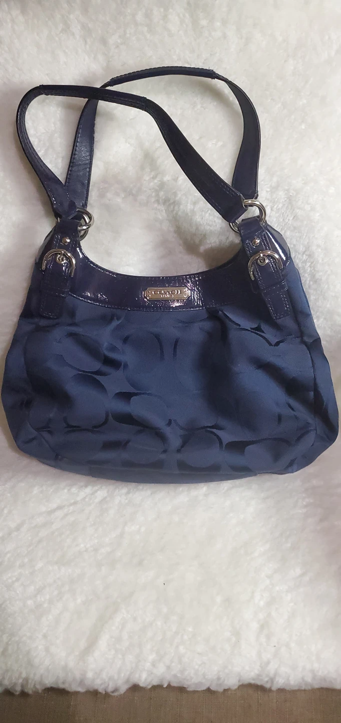 Blue Coach purse/bag 🏀 thumbnail