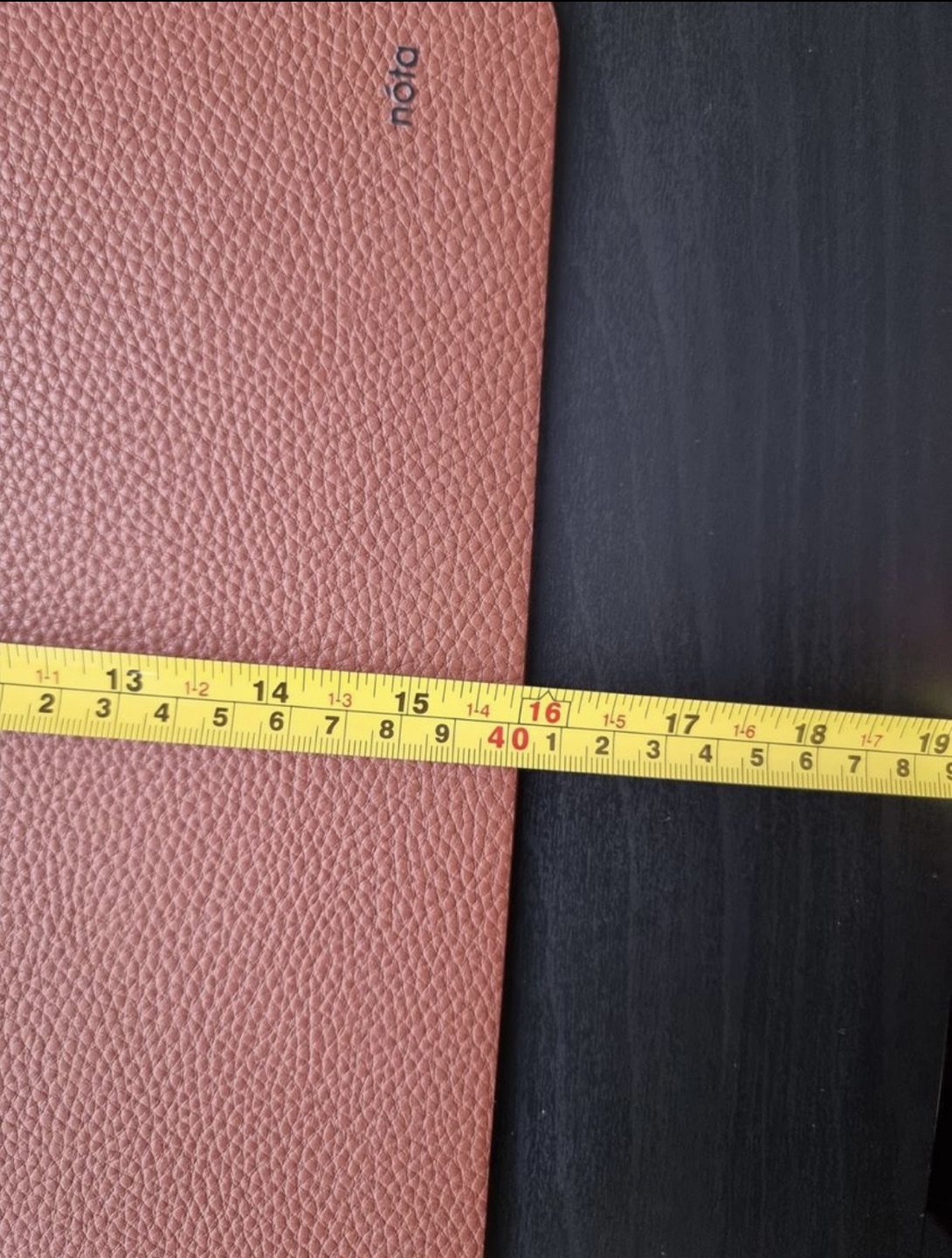 Mousepad NOTA - Brown leather (80x40)cm - photo 4