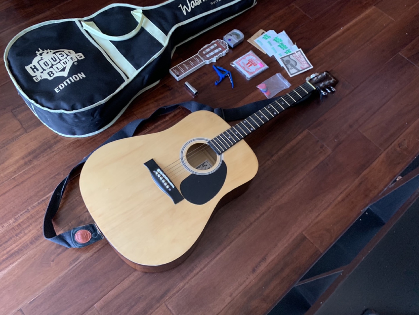 Accoustic Guitar Bundle | Soft Case, Extra Strings, And More! - photo 2