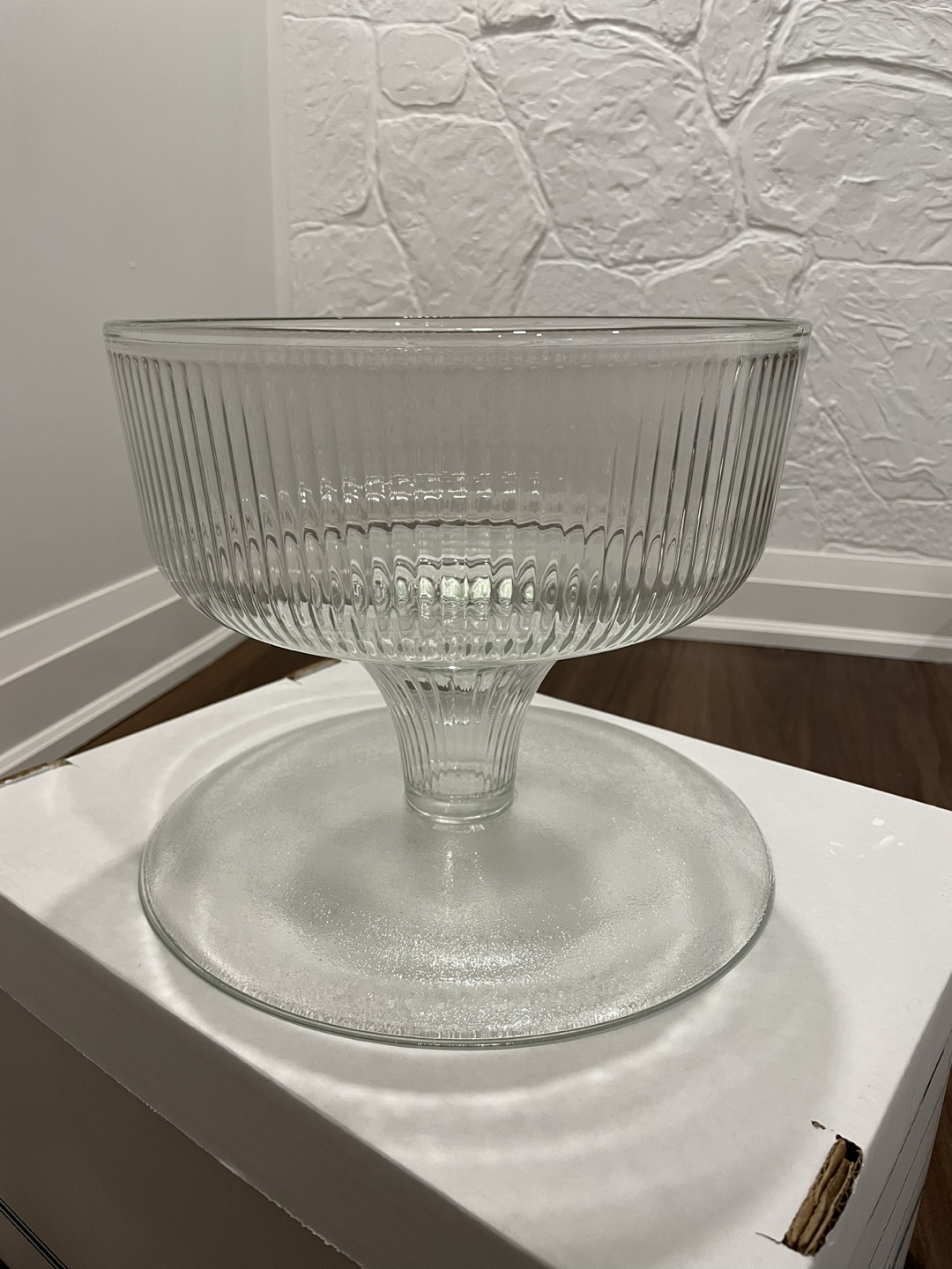 Glass cake tray/Punch bowl image indicator(2)