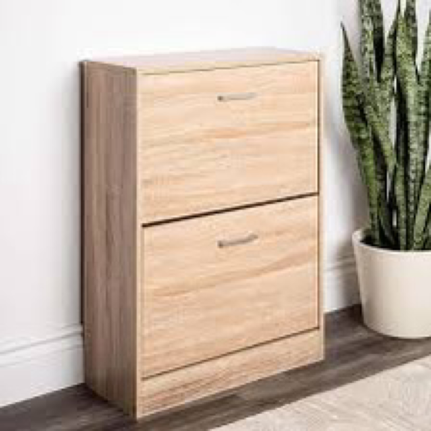 2 drawer shoe cabinet