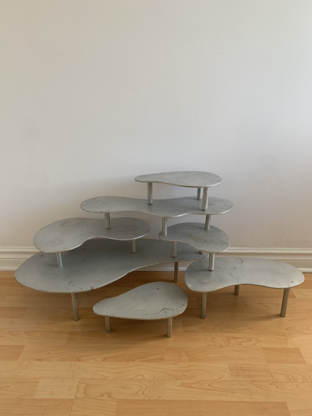 Custom Aluminum Tables Set from the 90s - photo 5