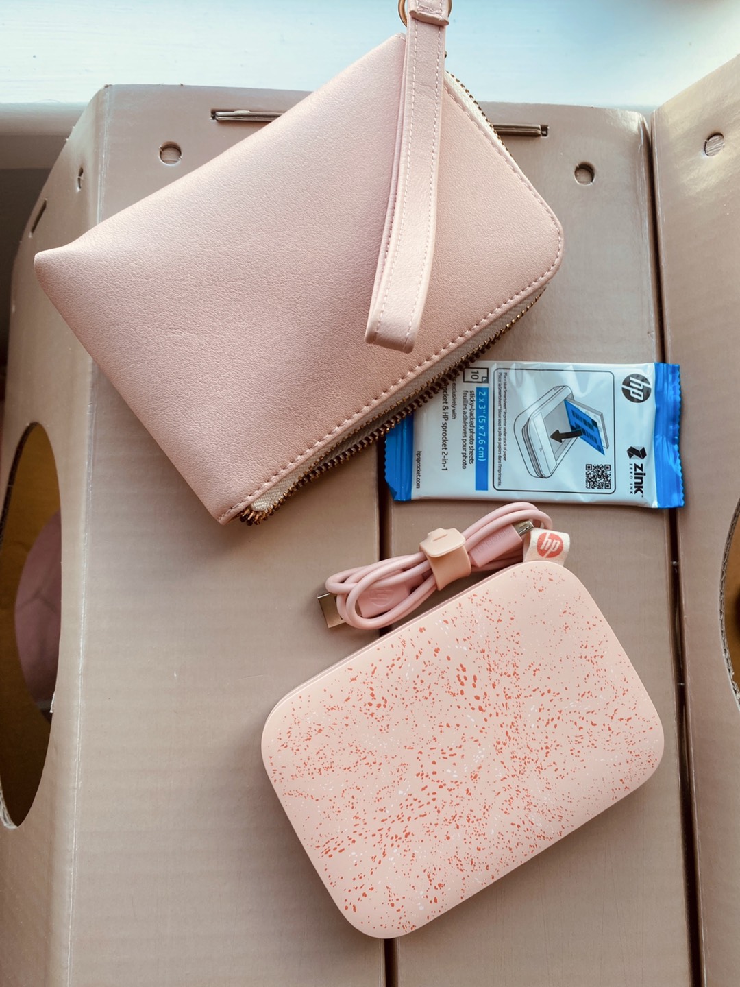 📸📠hp sprocket photo printer (blush pink💖) MINT condition - photo 3