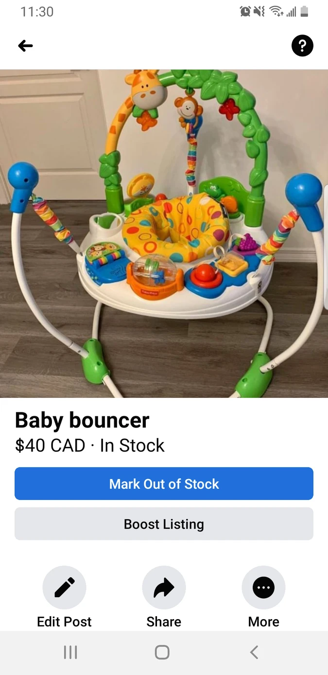 Baby bouncer