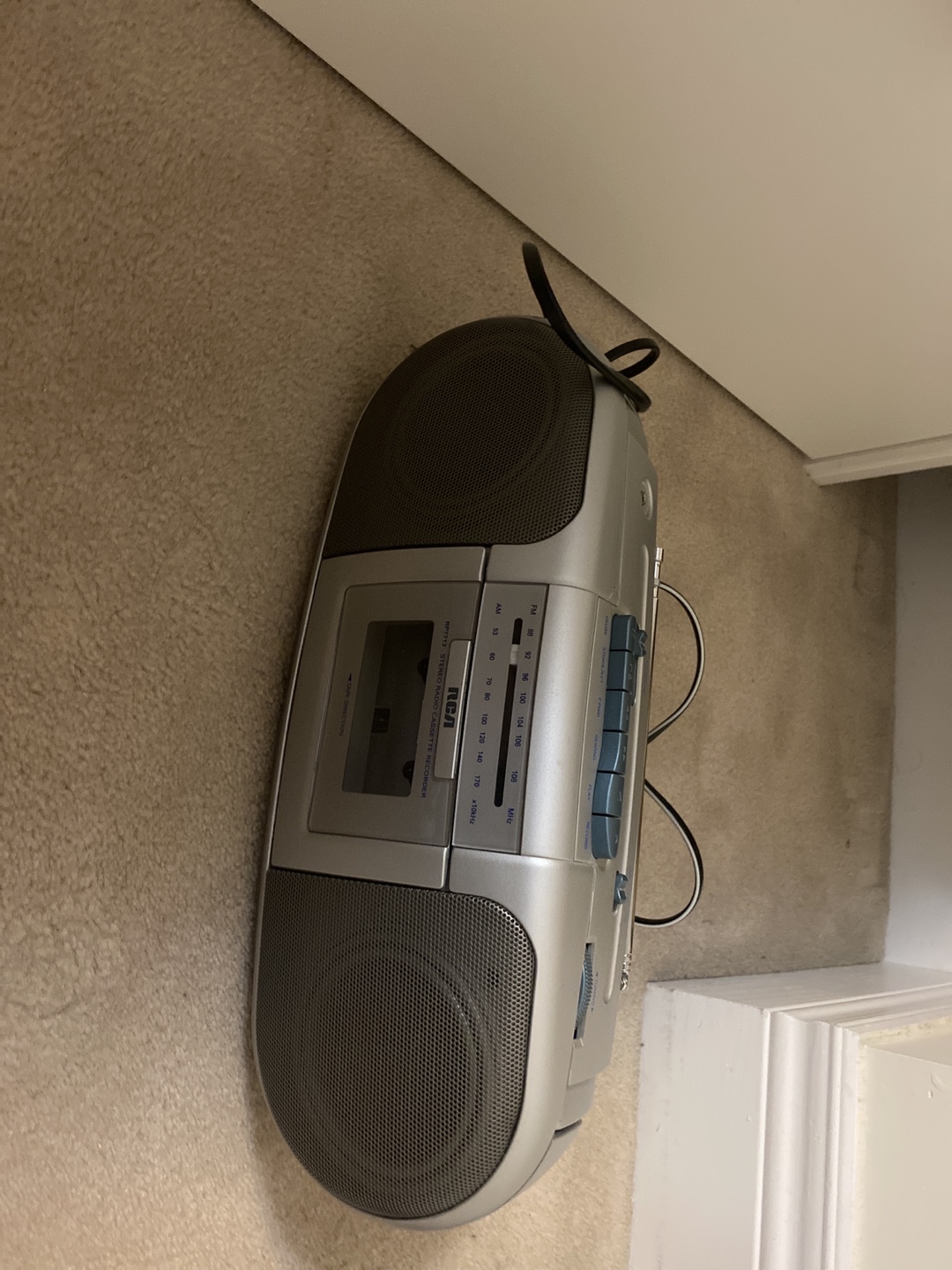 Radio cassette player