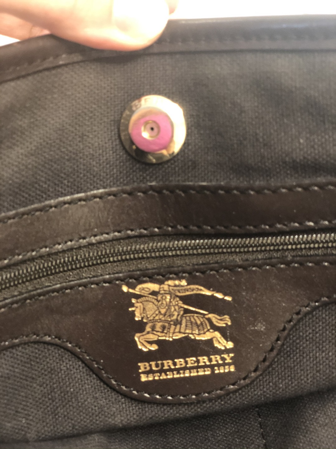 Burberry Haymark Tote Purse image indicator(6)